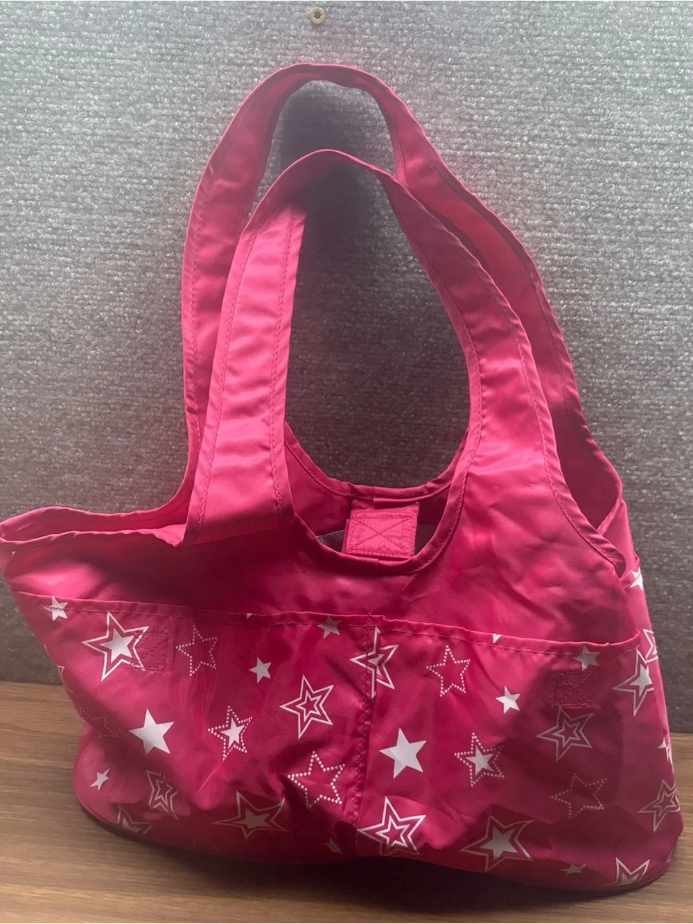 American Girl Pink Star Pattern Bib